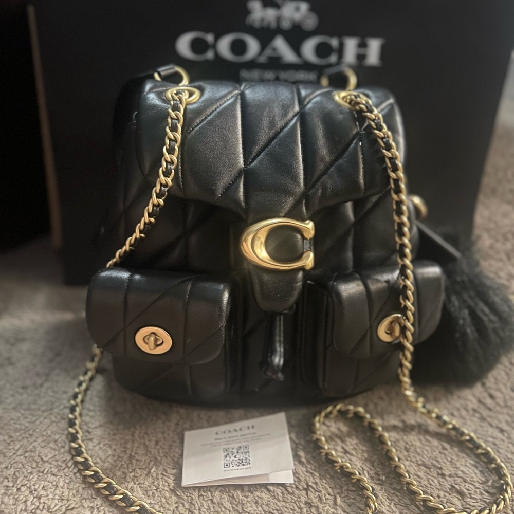 EUC COACH TABBY BAGPACK WITH PILLOW QUILTING